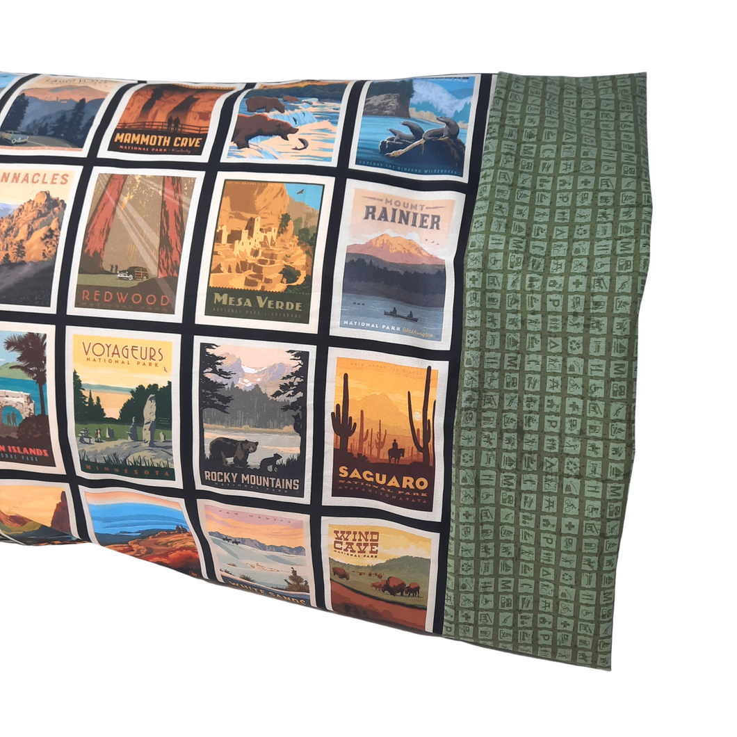 This pillowcase is perfect for the National Parks enthusiast in your life. Standard Size measures 30