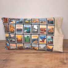 Load image into Gallery viewer, This pillowcase is perfect for the National Parks enthusiast in your life.  Standard Size measures 30&quot; x 20&quot; King Size measures 40&quot; x 20&quot; Washing Instructions: Machine Wash Cold/Tumble Dry Low Materials: 100% cotton  Artwork ©Anderson Design Group, Inc. All rights reserved. Licensed by ADGstore.com