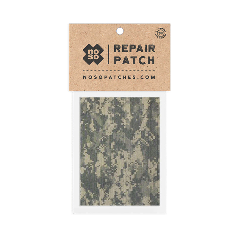 Universal Army Camo Textured Tactical Collection - Stick On NOSO Patch