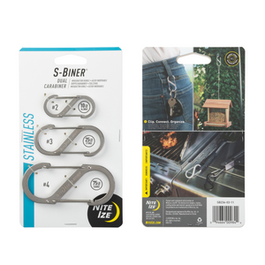 Have your favorite gear at the ready with this perfect set of carabiner clips.