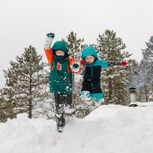 Snow Sleeves keep wrists warm and dry so everyone can have more fun in the snow. 