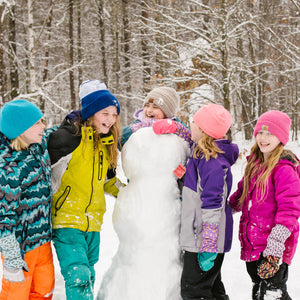 Snow Sleeves keep wrists warm and dry so everyone can have more fun in the snow.