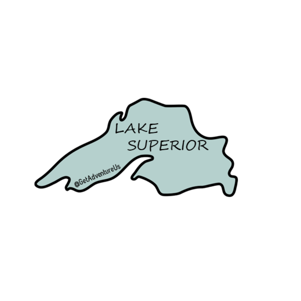 Lake Superior Acrylic Pin