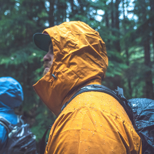 Spray-on waterproofing for wet weather clothing items.  Great for adding water repellency to garments made of laminated, PU coated and breathable fabrics with wicking or absorbent liners, including Gore-Tex® and eVent®.