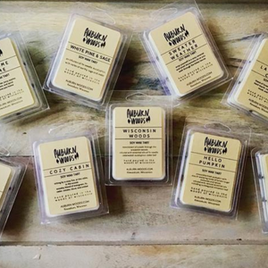 These Wisconsin hand-poured wax scents are sure to get you reminiscing about good times up north!   In a variety of intriguing scents, all blended in a luxurious coconut and beeswax base, these wax melts are sure to add warmth and memories to your home or cabin.