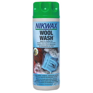 Wash-in cleaner for woolen base layers and socks.  Great for cleaning all kinds of wool clothing that is worn next to the skin.