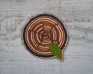 Stump Embroidered Patch