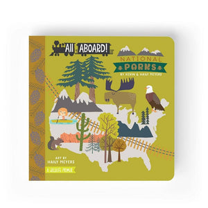 Explore the National Parks with your little reader!  Interesting landmarks, creatures & activities along the way Playful seek-and-find illustrations Sturdy board book 6.5" x 6.5" x .5"